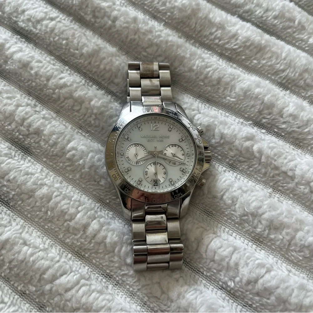 Michael Kors Silver Stainless Steel Watch